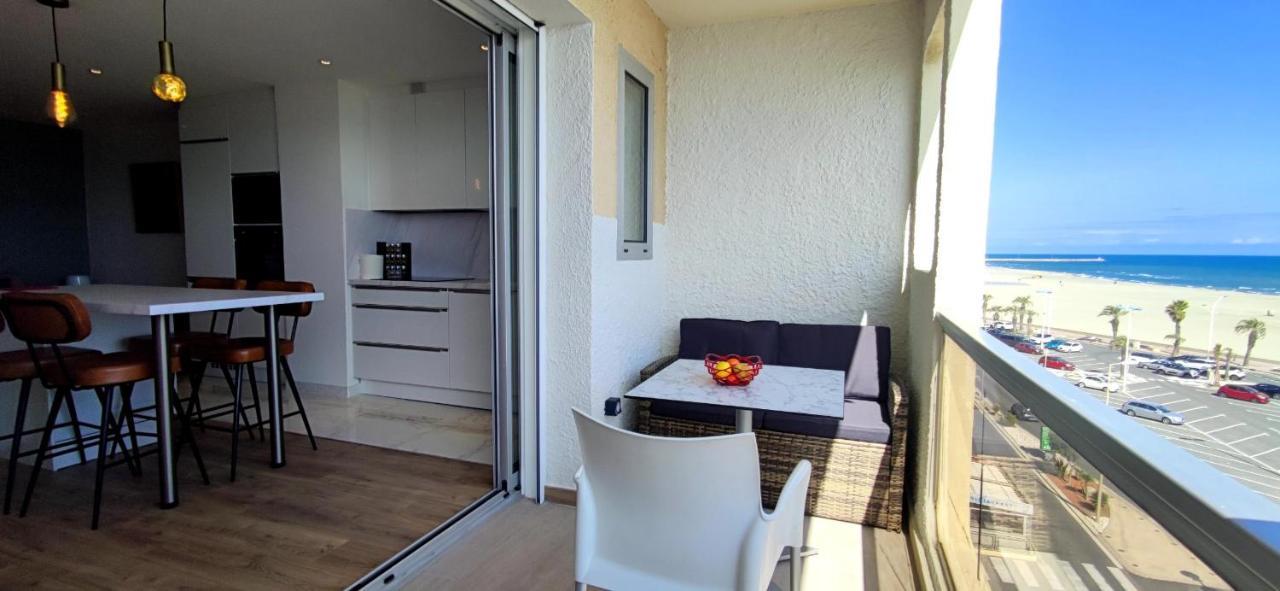 Belle Vue Mer Canet Plage Acces Piscine Couverte Et Chauffee Zewnętrze zdjęcie